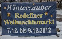 Redefiner Weihnachtsmarkt 07.12.2012 - 09.12.2012